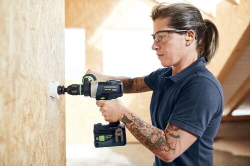 Akumuliatorinis gręžtuvas-suktuvas Festool Quadrive TDC 18/4 5,2/4,0 I-Set 577243 цена и информация | Suktuvai, gręžtuvai | pigu.lt