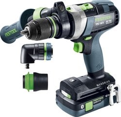 Аккумуляторная ударная дрель-шуруповёрт Festool TPC 18/4 5,2/4,0 I-Set QUADRIVE 577247 цена и информация | Шуруповерты, дрели | pigu.lt