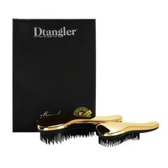 Plaukų šepečių rinkinys Dtangler Miraculous Set Gold, 2 vnt. kaina ir informacija | Dtangler Kvepalai, kosmetika | pigu.lt