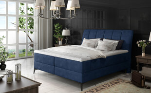 Кровать NORE Aderito, 140x200 см, синяя цена и информация | Кровати | pigu.lt
