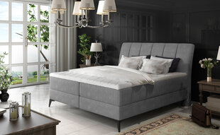 Кровать NORE Aderito, 140х200 см, серая цена и информация | Кровати | pigu.lt
