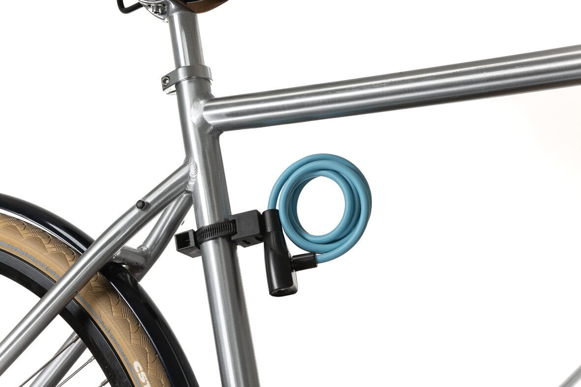 Dviračio užraktas AXA Resolute 8-120, 8x1200 mm, mėlynas kaina ir informacija | Užraktai dviračiams | pigu.lt