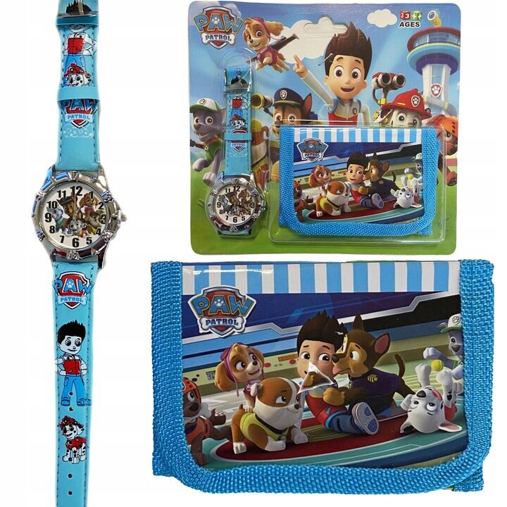 Paw Patrol rinkinys - skaitmeninis laikrodis ir piniginė kaina ir informacija | Lavinamieji žaislai | pigu.lt