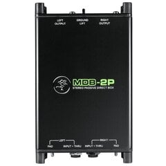 Passive stereo direct box Mackie MDB-2P kaina ir informacija | Priedai muzikos instrumentams | pigu.lt