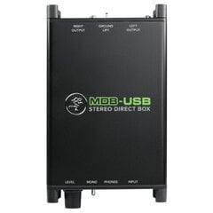 Stereo tiesioginė dėžutė Mackie MDB-USB USB kaina ir informacija | Priedai muzikos instrumentams | pigu.lt