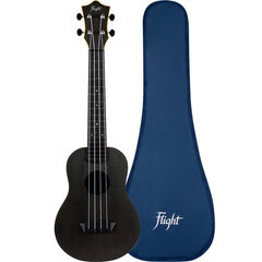 Koncertinė ukulelė Flight TUC-35 BK Travel(Juoda) kaina ir informacija | Gitaros | pigu.lt