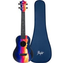 Koncertinė ukulelė Flight TUC EE Travel (Sunset) kaina ir informacija | Gitaros | pigu.lt