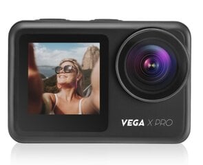 Водостойкая спортивная камера + держатель крепления Niceboy Vega X Pro WI-FI 4K / 20MPx цена и информация | Экшн-камеры | pigu.lt