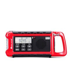 Midland E200 Emergency Solar charger, Dynamo, Powerbank AM/FM Radio цена и информация | Радиостанции, рации  | pigu.lt