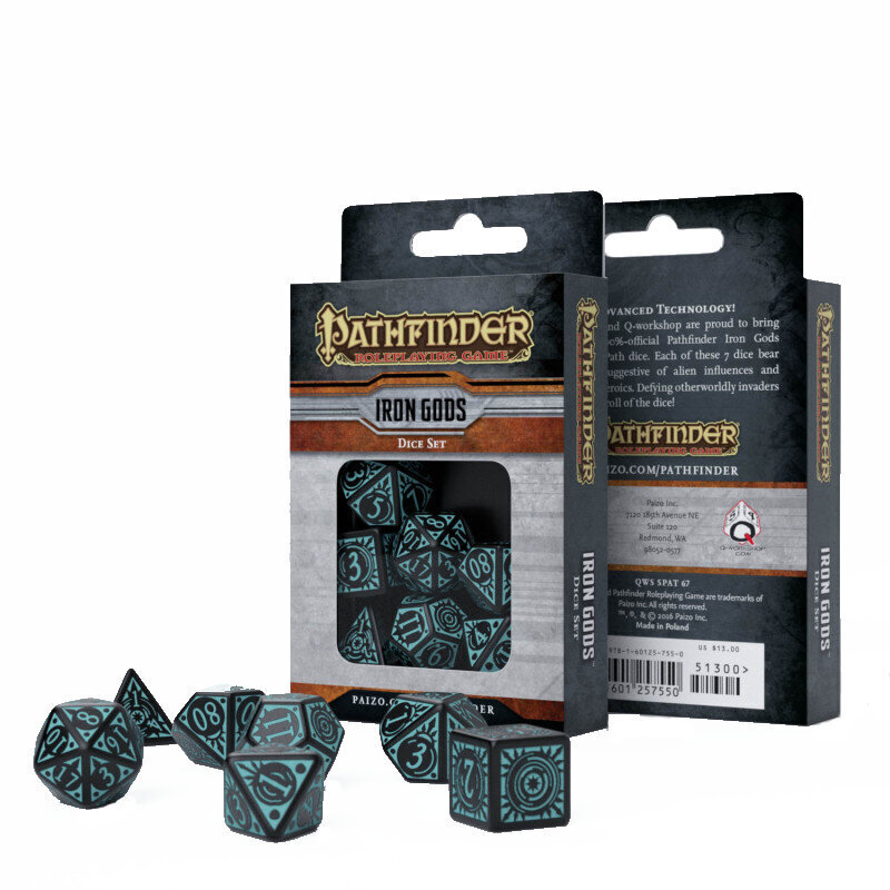 kauliukų rinkinys Pathfinder Iron Gods RPG kaina ir informacija | Stalo žaidimai, galvosūkiai | pigu.lt