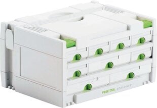 Lagaminas detalėms Festool SYS 3-SORT/9 491985 kaina ir informacija | Įrankių dėžės, laikikliai | pigu.lt