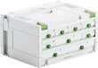 Lagaminas detalėms Festool SYS 3-SORT/9 491985 kaina ir informacija | Įrankių dėžės, laikikliai | pigu.lt