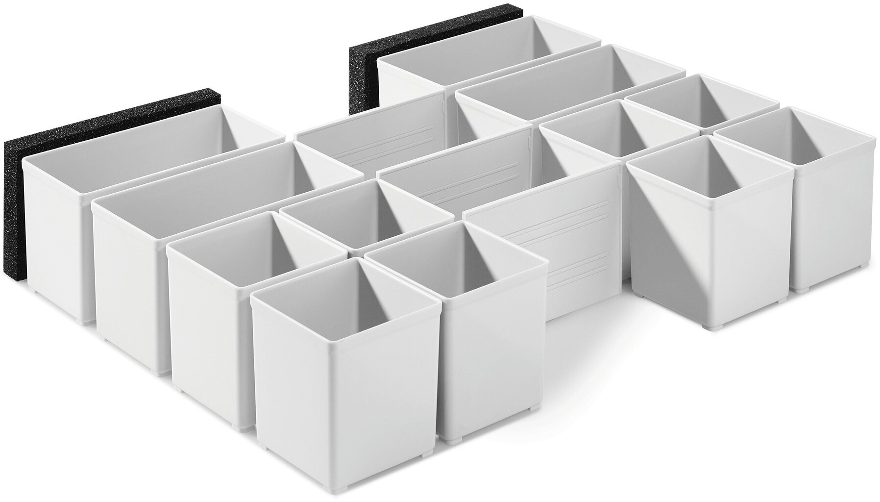 Plastikiniai konteineriai Festool Set 60x60/120x71 3xFT 201124 цена и информация | Įrankių dėžės, laikikliai | pigu.lt