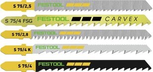 Siaurapjūklio pjūklelių rinkinys Festool STS-Sort/25 W 204275 kaina ir informacija | Mechaniniai įrankiai | pigu.lt