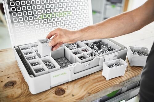 Festool Plastikiniai konteineriai Box 50x100x68/10 204859 kaina ir informacija | Įrankių dėžės, laikikliai | pigu.lt