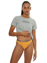 Женские трусики-стринги Calvin Klein THONG, оранжевые 000QD3539E SF6 45142 цена и информация | Трусики | pigu.lt