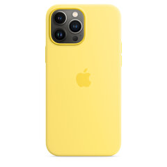 iPhone 13 Pro Max Silicone Case with MagSafe, Lemon Zest kaina ir informacija | Telefono dėklai | pigu.lt