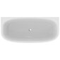 Dea Duo prie sienos statoma akrilinė vonia 180x80 cm su Click-Clack nuotekų vožtuvu, balta, Ideal Standard kaina ir informacija | Vonios | pigu.lt