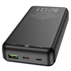 Внешний аккумулятор Power Bank Hoco J87A Type-C PD, 20W+Quick Charge 3.0, 20000mAh, чёрный цена и информация | Зарядные устройства Power bank | pigu.lt