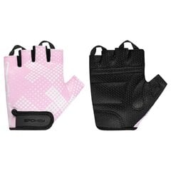 Велосипедные перчатки Spokey Sestola, розовые цена и информация | Велосипедные перчатки | pigu.lt