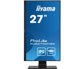 Светодиодный монитор iiyama ProLite XUB2792HSC-B1 - 68.6 см (27 дюймов) - 1920 x 1080 пикселей в формате Full HD цена и информация | Мониторы | pigu.lt