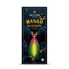 Экологический темный молочный шоколад «MULATE MANGO», 80 г цена и информация | Сладости | pigu.lt