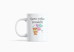 Standartinis puodelis „Gero vaiko“ kaina ir informacija | Originalūs puodeliai | pigu.lt