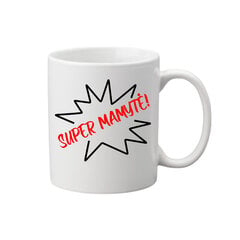 Standartinis puodelis „SUPER MAMYTĖ“ kaina ir informacija | Originalūs puodeliai | pigu.lt