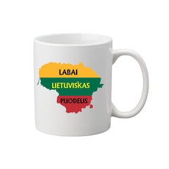 Standartinis puodelis „Labai lietuviškas puodelis“ kaina ir informacija | Originalūs puodeliai | pigu.lt