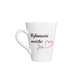 Latte puodelis „Mylimiausiai močiutei“ kaina ir informacija | Originalūs puodeliai | pigu.lt