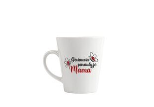 Latte puodelis „Geriausia mama pasaulyje“ 360ml kaina ir informacija | Originalūs puodeliai | pigu.lt