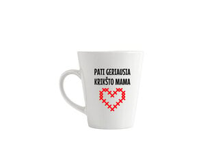 Latte puodelis „Pati geriausia krikšto mama“ kaina ir informacija | Originalūs puodeliai | pigu.lt