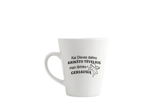 Latte puodelis „Kai Dievas dalino“ цена и информация | Оригинальные кружки | pigu.lt