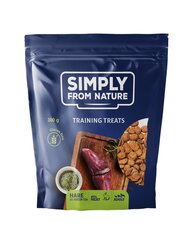 Simply from nature training treats с зайчатиной и зеленым чаем, 3х300 г цена и информация | Лакомства для собак | pigu.lt