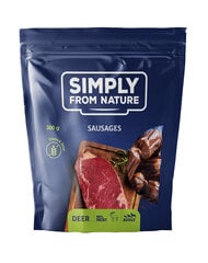 Simply from nature su elniena, 3x300 g kaina ir informacija | Skanėstai šunims | pigu.lt