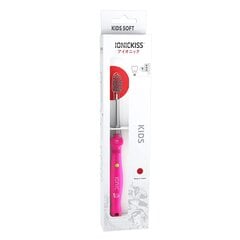 Ионная зубная щетка для детей IONICKISS Kids soft, розовая цена и информация | Зубные щетки, пасты | pigu.lt