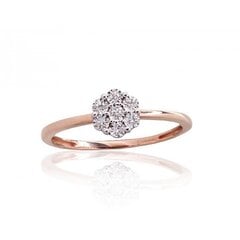 Auksinis žiedas su deimantais Diamond Sky 4752263005280 kaina ir informacija | Žiedai | pigu.lt