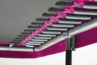 Батут Salta Comfort Edition, 305x214 см, черный/розовый цена и информация | Спортивные батуты | pigu.lt
