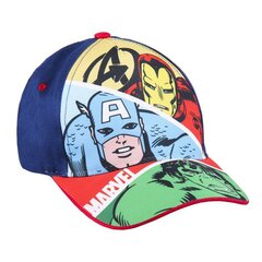 Vaikiška kepurė The Avengers (53 cm) S0731170, mėlyna kaina ir informacija | Kepurės, pirštinės, šalikai berniukams | pigu.lt