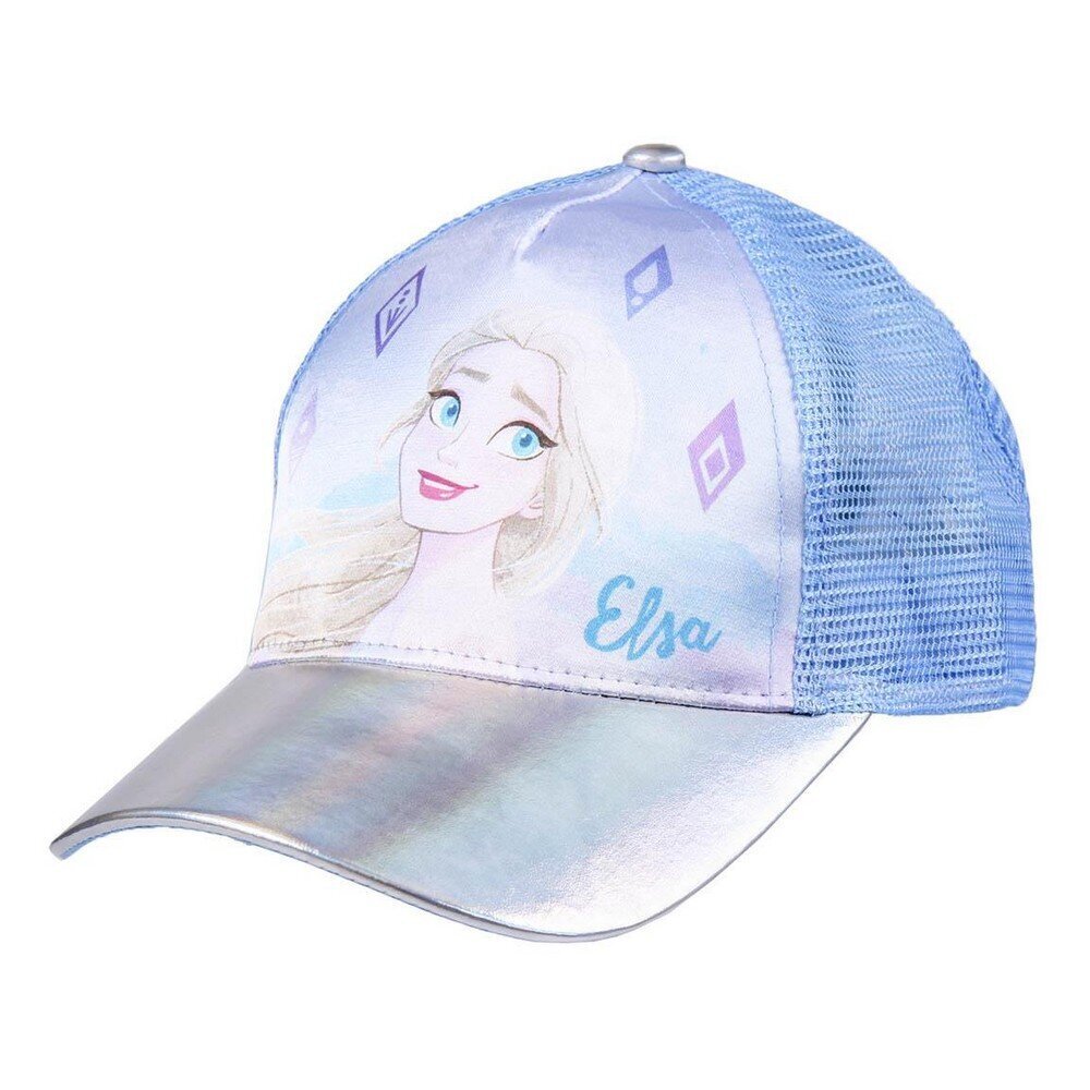 Vaikiška kepurė Frozen (53 cm) S0730821, sidabrinė/mėlyna цена и информация | Kepurės, pirštinės, šalikai mergaitėms | pigu.lt