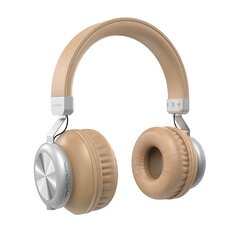 Dudao wireless Bluetooth headphones with micro SD card slot gold (X22 gold) цена и информация | Наушники | pigu.lt