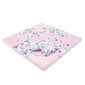 Minkštas kilimėlis-dėlionė su pagalvėlėmis, 150x150x8 cm, rožinis цена и информация | Lavinimo kilimėliai | pigu.lt