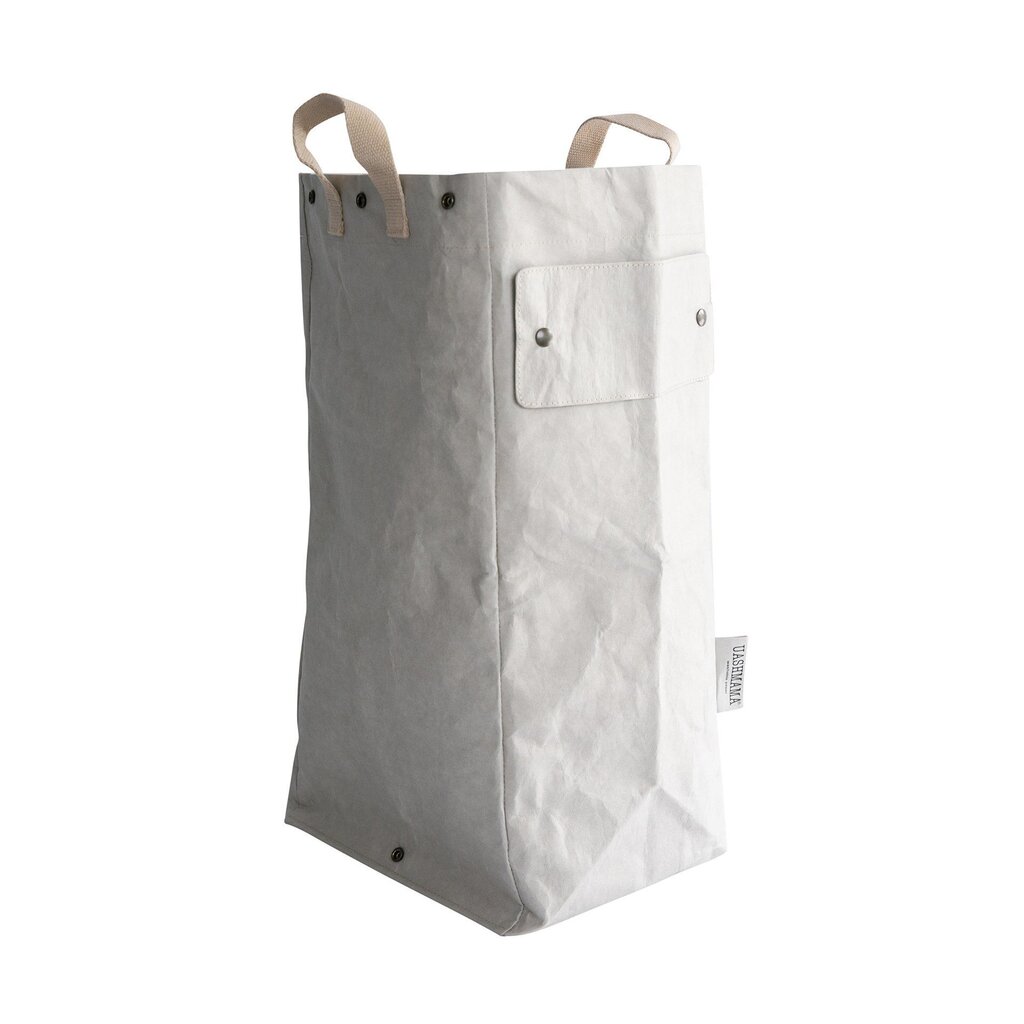 Maišas skalbiniams Laundry Bag Grey 30 x 25 x 58 cm kaina ir informacija | Vonios kambario aksesuarai | pigu.lt