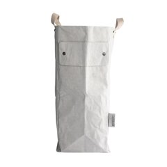 Корзина для белья Laundry Bag Grey 30 x 25 x 58 cm цена и информация | Аксессуары для ванной комнаты | pigu.lt