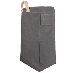 Корзина для белья Laundry Bag Dark grey 30 x 25 x 58 cm цена и информация | Аксессуары для ванной комнаты | pigu.lt