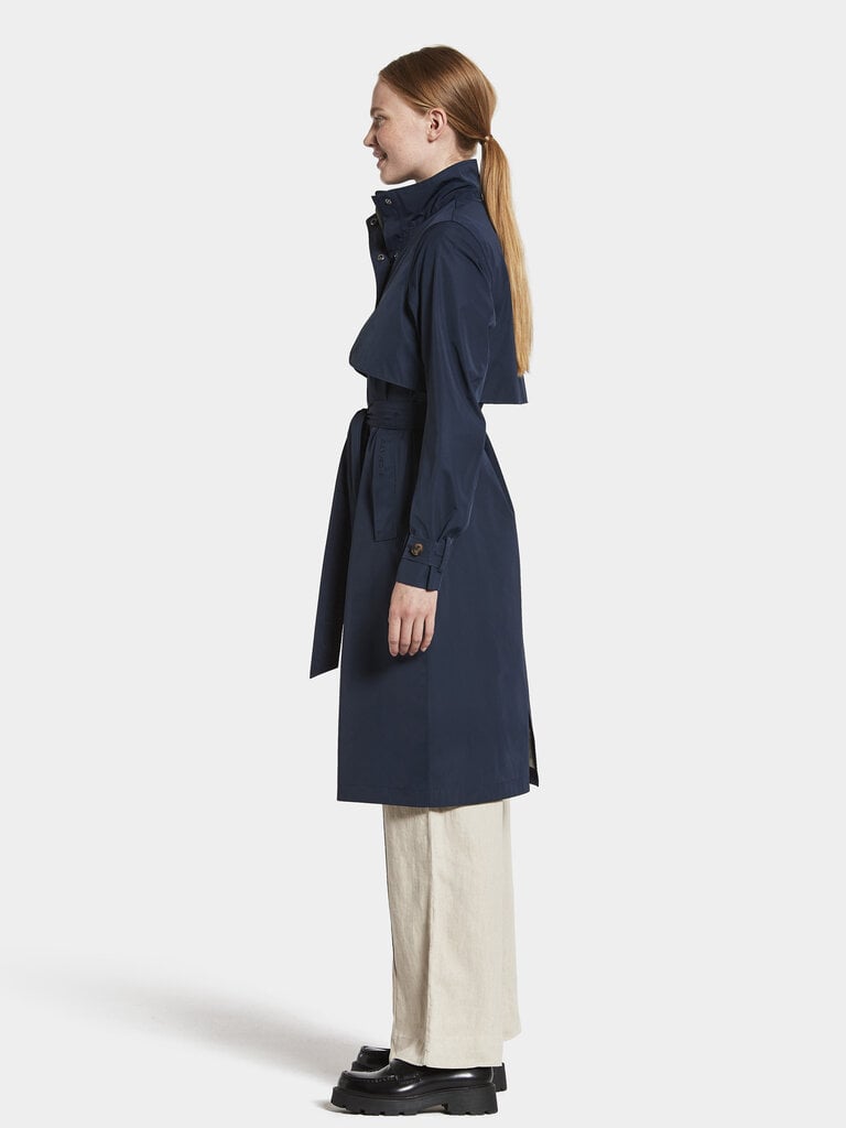 Didriksons moteriškas pavasario-rudens paltas LOVA, mėlynas цена и информация | Striukės moterims | pigu.lt