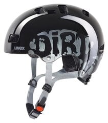 Детский велосипедный шлем Uvex Kid 3, размер 55-58 см, черный цена и информация | Шлемы | pigu.lt