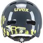 Vaikiškas dviratininko šalmas Uvex Kid 3 Dirtbike, pilkas/geltonas цена и информация | Šalmai | pigu.lt