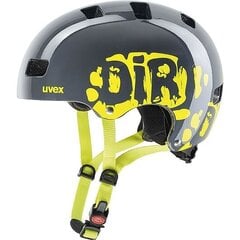 Детский велошлем Uvex Kid 3 Dirtbike, черный/желтый цена и информация | Шлемы | pigu.lt