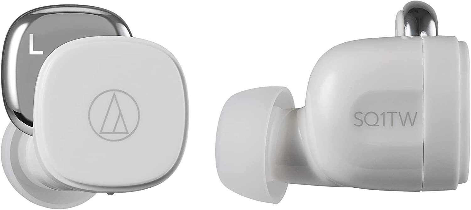 Audio Technica ATH-SQ1TW Truly Wireless In-Ear White kaina ir informacija | Ausinės | pigu.lt